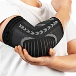 The contoured arm brace absorbs shock and reduces pressure on the injured joints. effectively reduces pain and discomfort from arthritis, stiffness, cubital tunnel syndrome, ulnar nerve entrapment, and other elbow joint cases;